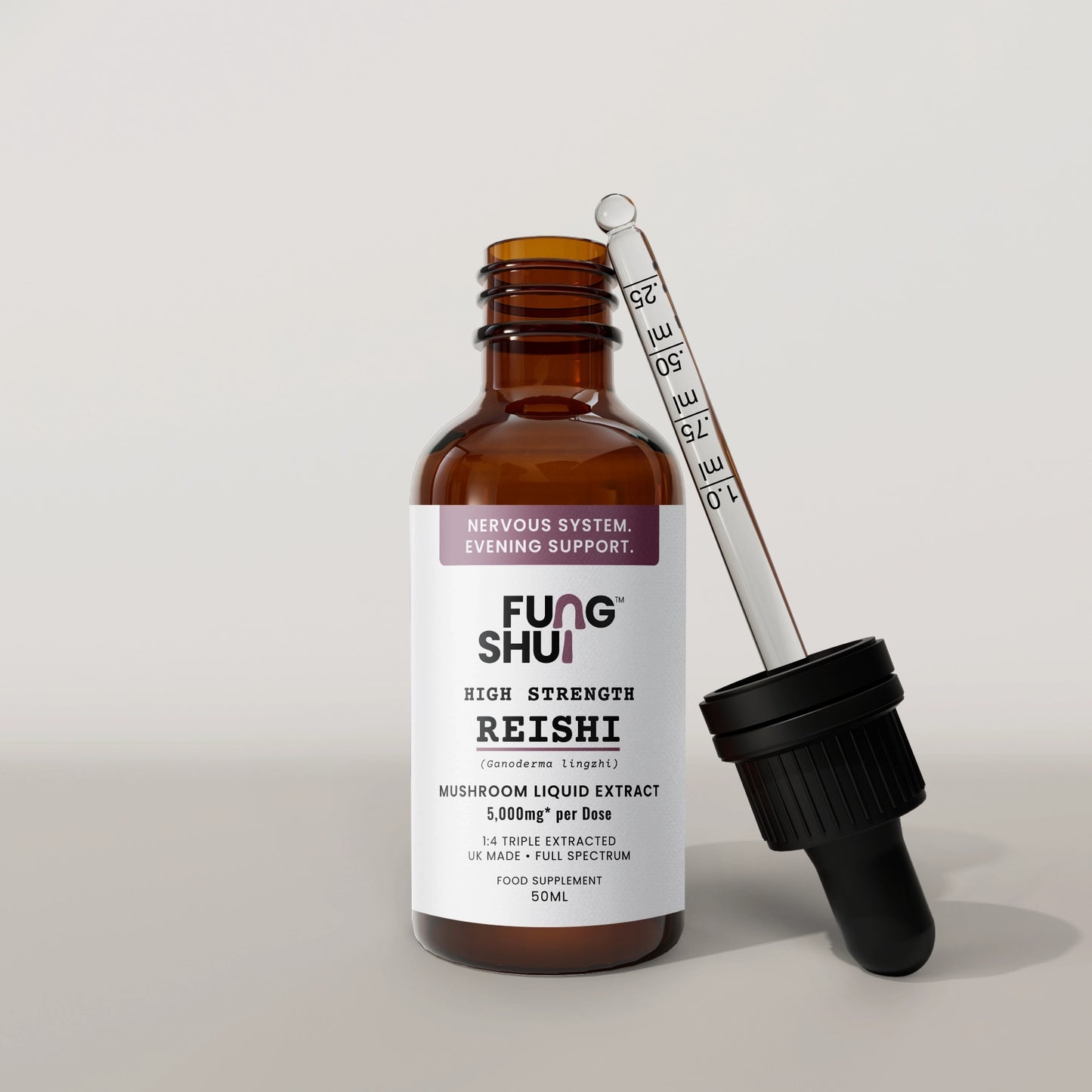 High Strength Reishi Premium Mushroom Tincture Liquid Extract