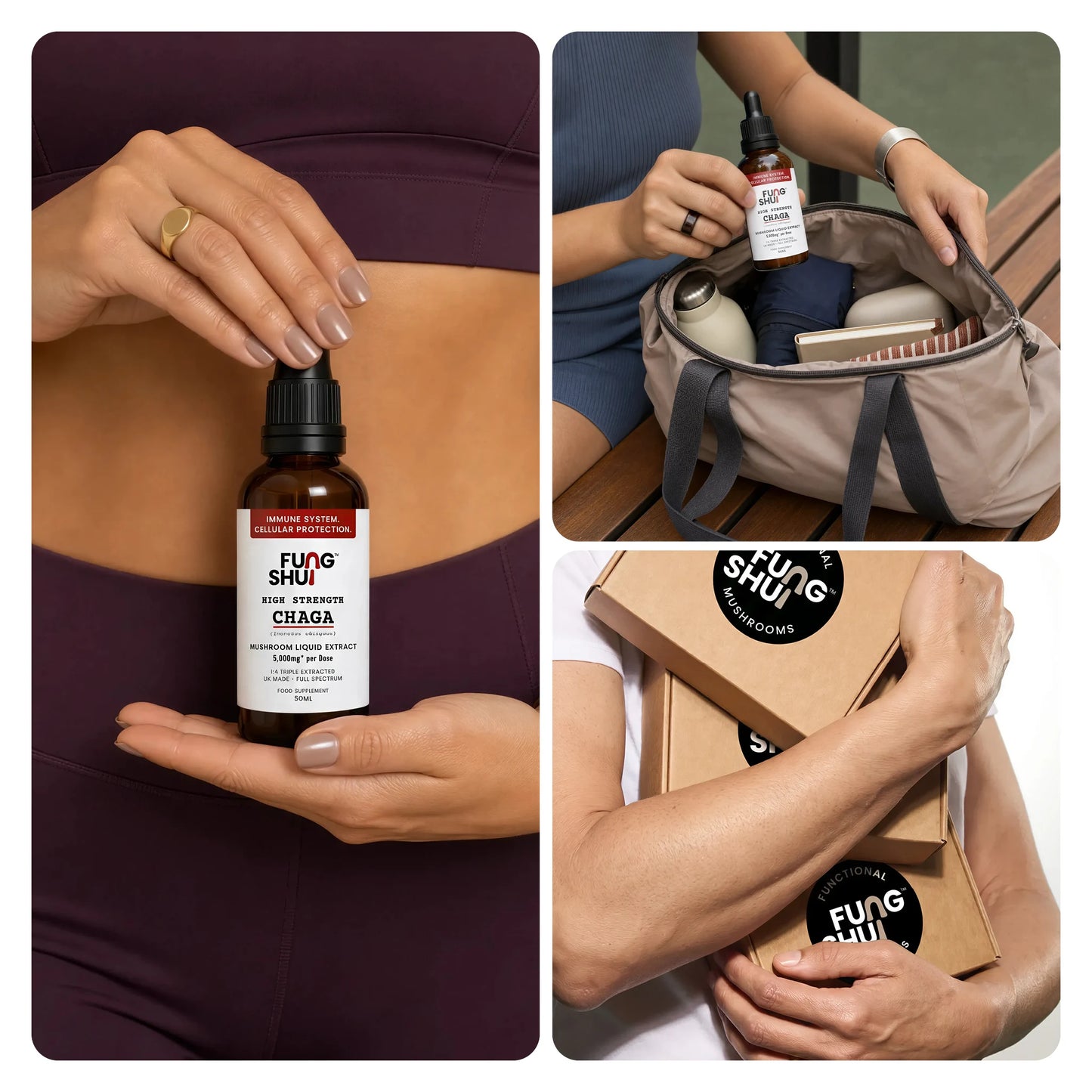 High Strength Chaga Premium Mushroom Tincture Liquid Extract