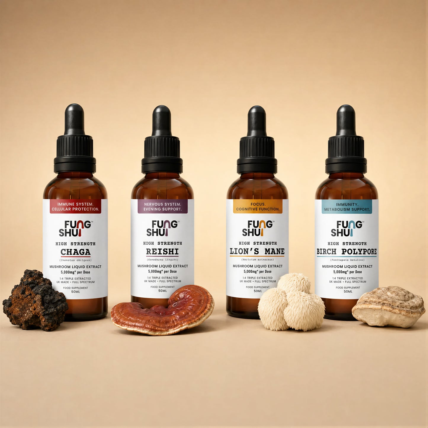 Go With Your Gut Pack Premium Mushroom Liquid Extracts